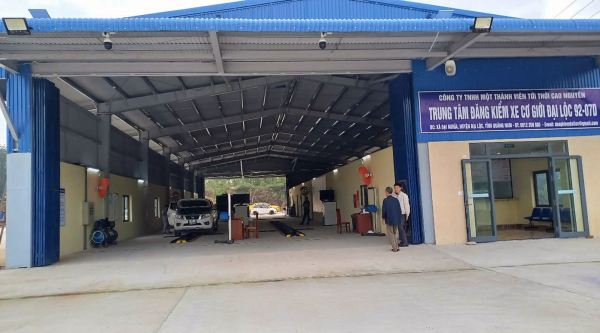 Trung tâm đăng kiểm xe cơ giới Đại Lộc 92-07D chính thức hoạt động -0