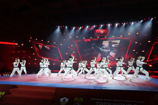 Sôi động Giải Taekwondo Cảnh sát Châu Á mở rộng năm 2024 -0