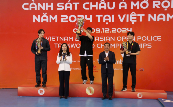 Đoàn vận động viên CAND Việt Nam đoạt giải Nhất Giải Taekwondo Cảnh sát Châu Á mở rộng năm 2024 -0