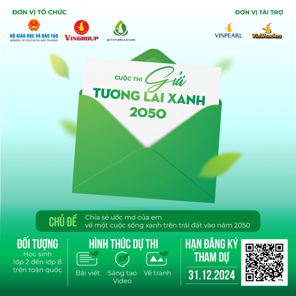 Phát động cuộc thi “Gửi tương lai xanh 2050” -0