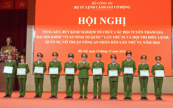 Bộ Tư lệnh Cảnh sát cơ động đạt thành tích cao tại các hội thi -0