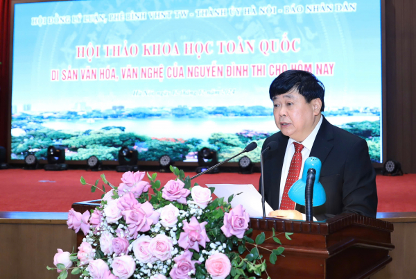 Hội thảo khoa học toàn quốc “Di sản văn hoá, văn nghệ của Nguyễn Đình Thi cho hôm nay” -0