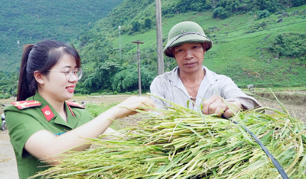 thượng úy lò thị thiên giúp nhân dân gặt lúa.jpg -0