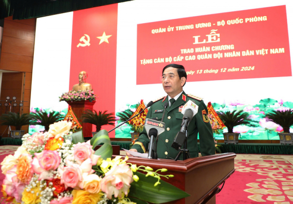 Quân ủy Trung ương, Bộ Quốc phòng tổ chức Lễ trao huân chương tặng cán bộ cấp cao Quân đội nhân dân Việt Nam. -0