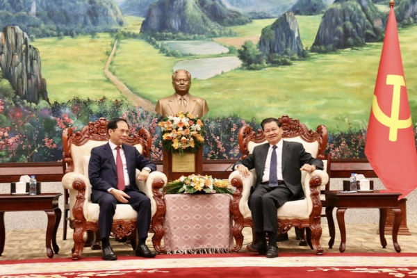 Phó Thủ tướng, Bộ trưởng Ngoại giao Bùi Thanh Sơn hội kiến lãnh đạo cấp cao Lào -0