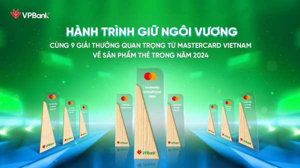 VPBank 5 năm liên tiếp được Mastercard vinh danh nhiều giải thưởng danh giá -0