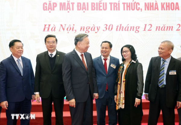 Phát biểu của Tổng Bí thư Tô Lâm tại buổi gặp mặt  trí thức, nhà khoa học -1