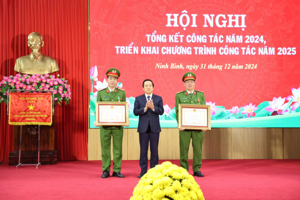 Công an tỉnh Ninh Bình triển khai nhiệm vụ công tác năm 2025 -0