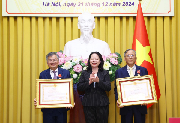 Chủ tịch nước Lương Cường dự Hội nghị triển khai nhiệm vụ năm 2025 của Văn phòng Chủ tịch nước -0