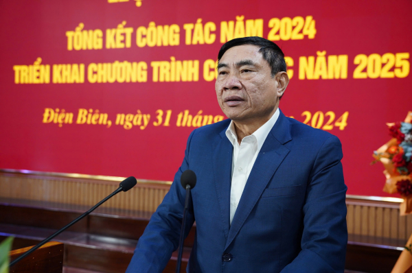 Công an tỉnh Điện Biên tổ chức Hội nghị  triển khai nhiệm vụ công tác năm 2025 -0