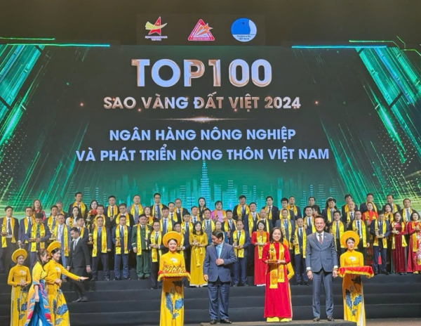 Agribank vinh dự đạt Giải thưởng Sao Vàng đất Việt năm 2024 -0