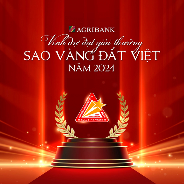 Agribank vinh dự đạt Giải thưởng Sao Vàng đất Việt năm 2024 -0