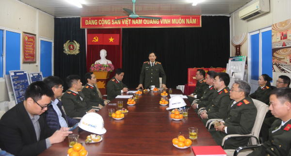 Thứ trưởng Lê Văn Tuyến thăm, kiểm tra tiến độ công trình trụ sở Bộ Công an -0