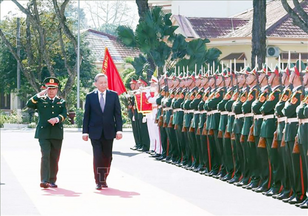 Tổng Bí thư Tô Lâm thăm cán bộ, chiến sĩ Quân đoàn 34 và Binh đoàn 15 tại Gia Lai -0