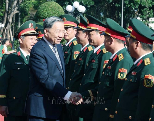 Tổng Bí thư Tô Lâm thăm cán bộ, chiến sĩ Quân đoàn 34 và Binh đoàn 15 tại Gia Lai -0