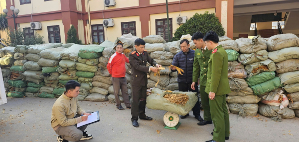 Bắt giữ vụ vận chuyển trên 25 tấn thuốc lá không rõ nguồn gốc -0
