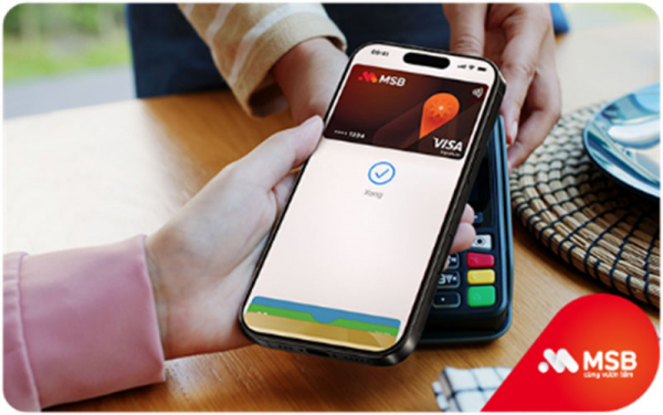 MSB đẩy mạnh thanh toán không tiếp xúc qua Apple Pay -0