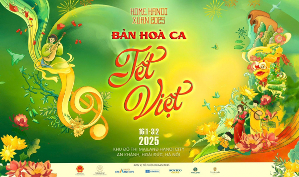 Bản hòa ca Tết Việt trên đường hoa Home Hanoi Xuan 2025 -0