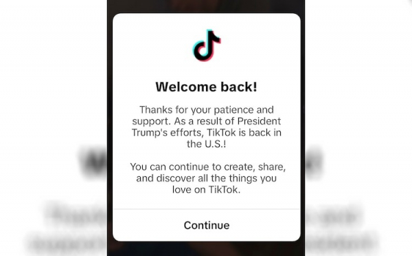 TikTok khôi phục dịch vụ tại Mỹ, gửi lời cảm ơn đặc biệt đến ông Trump -0