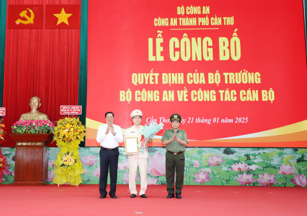 Công an TP Cần Thơ có tân Phó Giám đốc -0