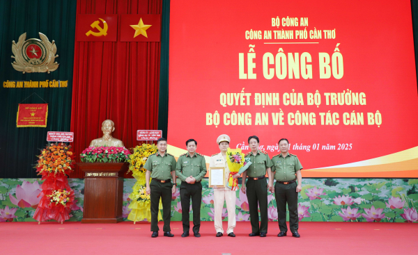 Công an TP Cần Thơ có tân Phó Giám đốc -0