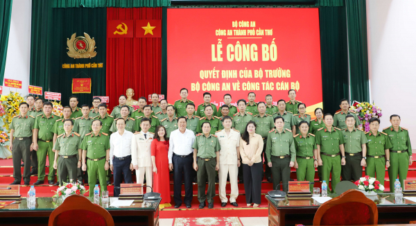 Công an TP Cần Thơ có tân Phó Giám đốc -0