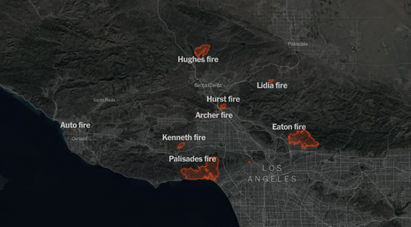 Bùng cháy rừng mới ở Los Angeles, lan rộng 2.000 hectare trong hai giờ -0