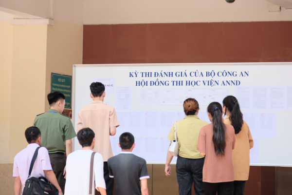 Bộ Công an công bố dạng thức, đề tham khảo Kỳ thi đánh giá tuyển sinh CAND năm 2025 -0