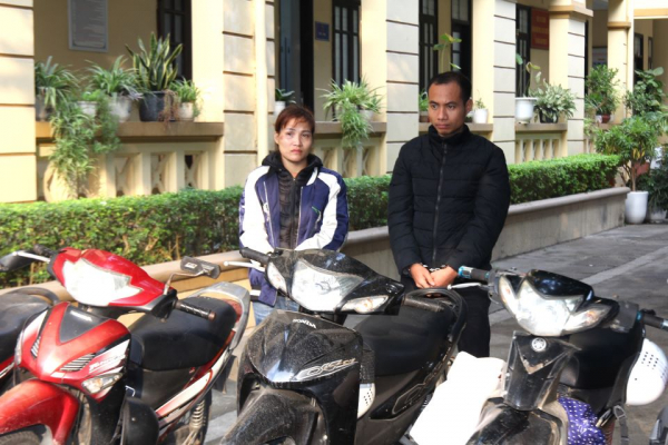 Bắt giữ cặp vợ chồng gây ra liên tiếp 10 vụ trộm cắp -0