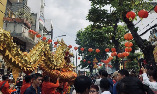 TP Hồ Chí Minh rộn ràng tiếng trống múa lân ngày mùng 1 Tết -0