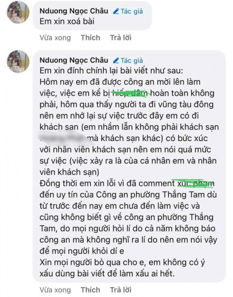 Làm rõ nhiều thông tin thất thiệt tại Vũng Tàu  -0