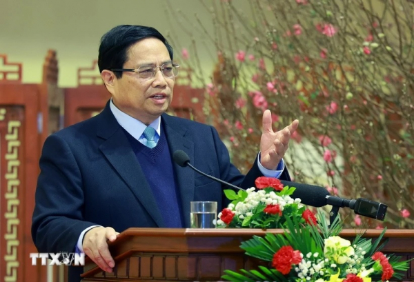 Thủ tướng chúc mừng năm mới 2025 và giao nhiệm vụ cho ngành Ngân hàng -0