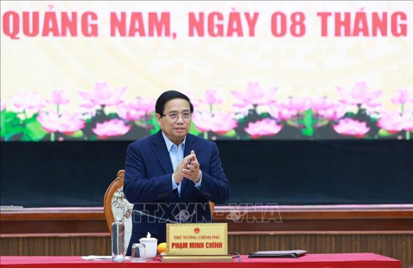 Thủ tướng Phạm Minh Chính: Quảng Nam phải đạt mục tiêu tăng trưởng 10% trở lên -0