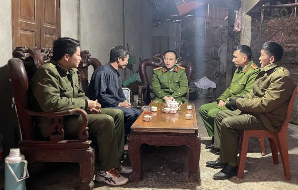 Công an xã Giáo Hiệu bám sát cơ sở, giữ vững an ninh, trật tự địa bàn -0