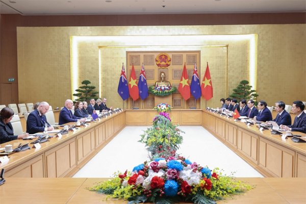 Thủ tướng Phạm Minh Chính chủ trì lễ đón Thủ tướng New Zealand thăm chính thức Việt Nam -0