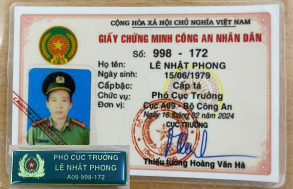 Đối tượng 3 tiền án giả danh Phó Cục trưởng Cục An ninh điều tra, Bộ Công an -0