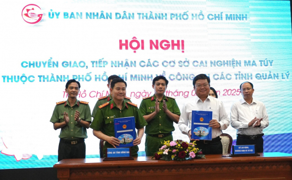 TP Hồ Chí Minh chuyển giao một số cơ sở cai nghiện ma túy cho Công an các tỉnh -0