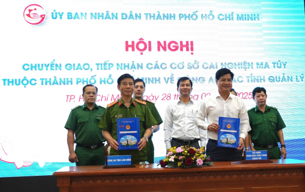 TP Hồ Chí Minh chuyển giao một số cơ sở cai nghiện ma túy cho Công an các tỉnh -1