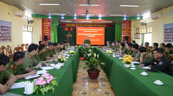 Thứ trưởng Nguyễn Văn Long kiểm tra công tác Công an tại Bình Dương và Bình Phước -0