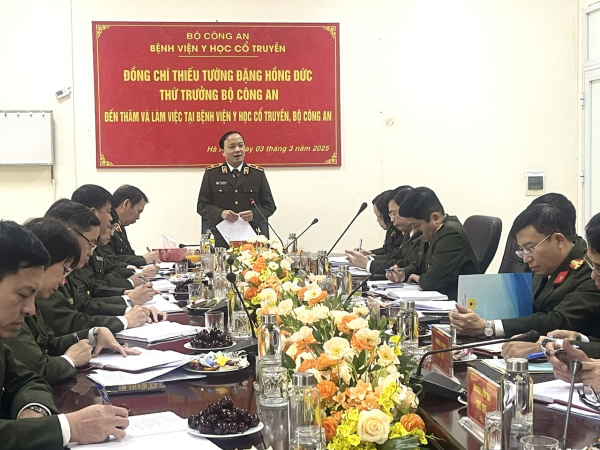 Bệnh viện Y học cổ truyền Bộ Công an phấn đấu trở thành một trong những con chim đầu đàn trong nền Y học cổ truyền nước nhà -0