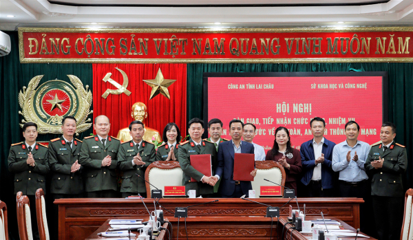 Công an tỉnh Lai Châu tiếp nhận nhiệm vụ quản lý nhà nước về an toàn thông tin mạng -0
