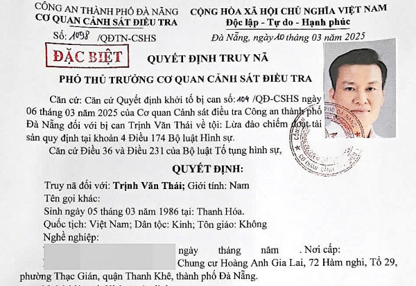 Truy nã đặc biệt đối tượng trong đường dây lừa đảo do “Mr Pips” cầm đầu -0