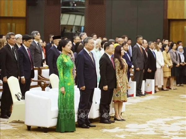 Party chief attends ceremony marking Vietnam’s 30 years of ASEAN membership -0