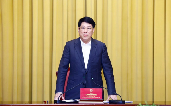 Chủ tịch nước Lương Cường làm việc với Văn phòng Chủ tịch nước và Bộ Ngoại giao -0