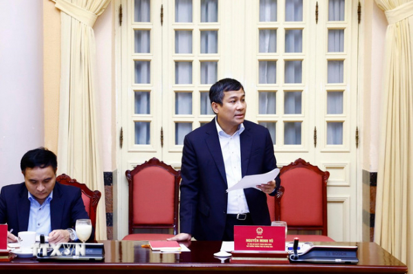 Chủ tịch nước Lương Cường làm việc với Văn phòng Chủ tịch nước và Bộ Ngoại giao -0