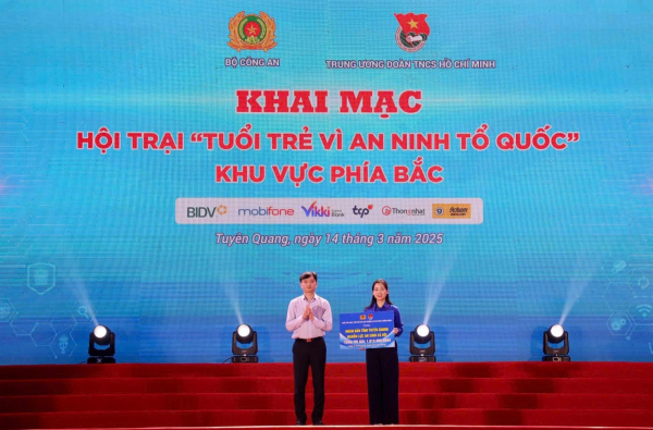 Khai mạc Hội trại Tuổi trẻ vì an ninh Tổ quốc khu vực phía Bắc -1