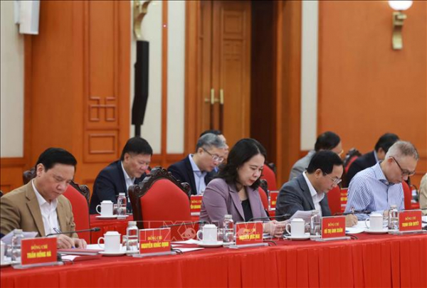 Tổng Bí thư Tô Lâm chủ trì cuộc họp Tiểu ban Văn kiện Đại hội XIV của Đảng -0