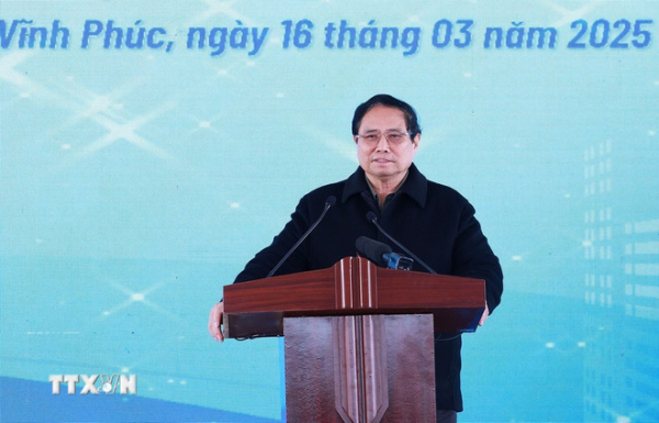Thủ tướng Phạm Minh Chính thăm, khảo sát các dự án trọng điểm của tỉnh Vĩnh Phúc -0