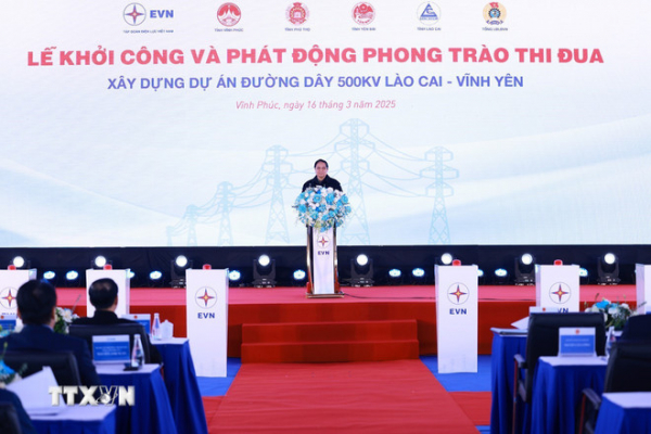 Thủ tướng: Triển khai dự án đường dây 500kV Lào Cai-Vĩnh Yên với yêu cầu 