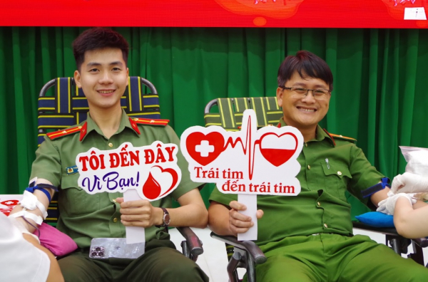 Công an tỉnh Ninh Thuận phát động phong trào hiến máu tình nguyện -0